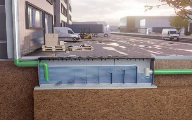 Die Bircoprime behandelt Regenwasser sowohl dezentral als auch semizentral und bietet Planern sowie Architekten somit große Flexibilität bezüglich der Anschluss- und Ablaufvarianten. | Foto: Birco