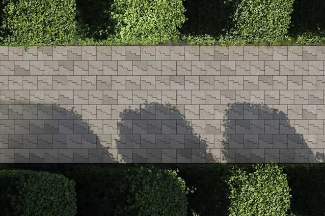 In Form gegossene Einheit aus Beton In Form gegossene Einheit aus Beton