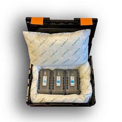 Neuer Koffer für den ADR-konformen Transport von Lithium-Ionen-Akkus Neuer Koffer für den ADR-konformen Transport von Lithium-Ionen-Akkus