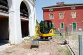 Live-Demo mit E-Minibagger bei Komatsu Live-Demo mit E-Minibagger bei Komatsu