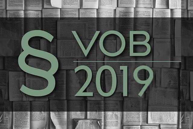 Einführungserlass des BMI: VOB 2019-Gesamtausgabe gilt ab 1.Oktober